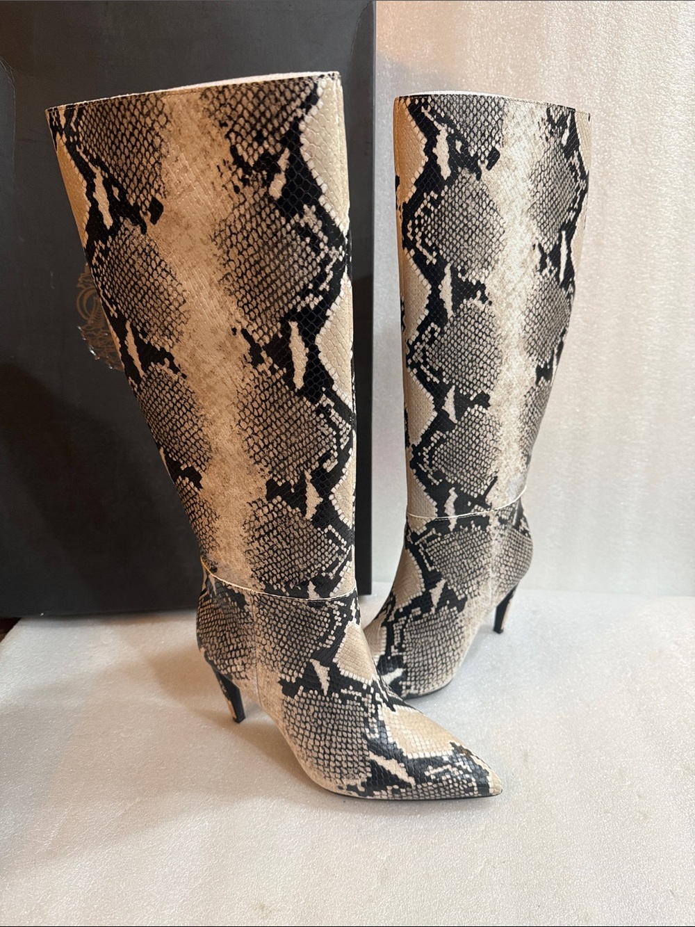 Vince Camuto Women's Brigitte Wide Calf Knee High Boot Wide Calf, Size 6.5 New